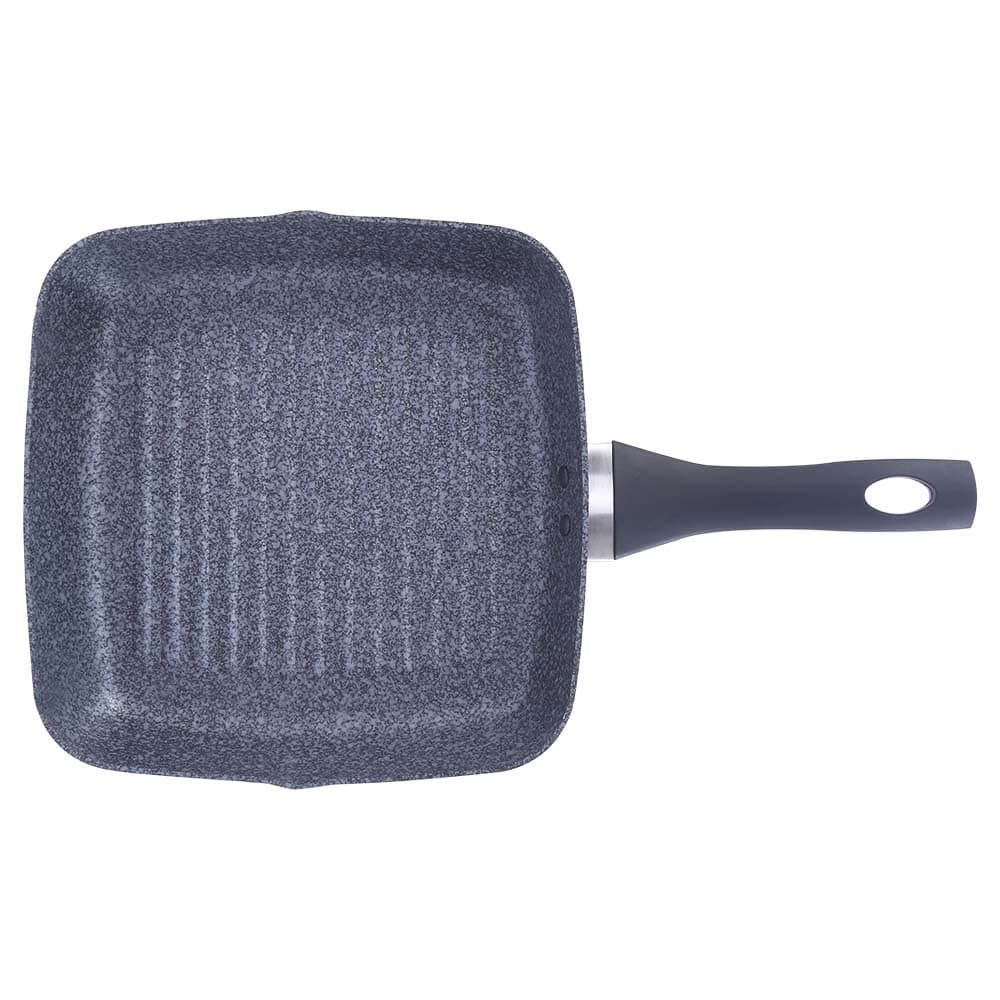 Wonderchef Graphite Grill Pan 24 cm, 3 Years Warranty
