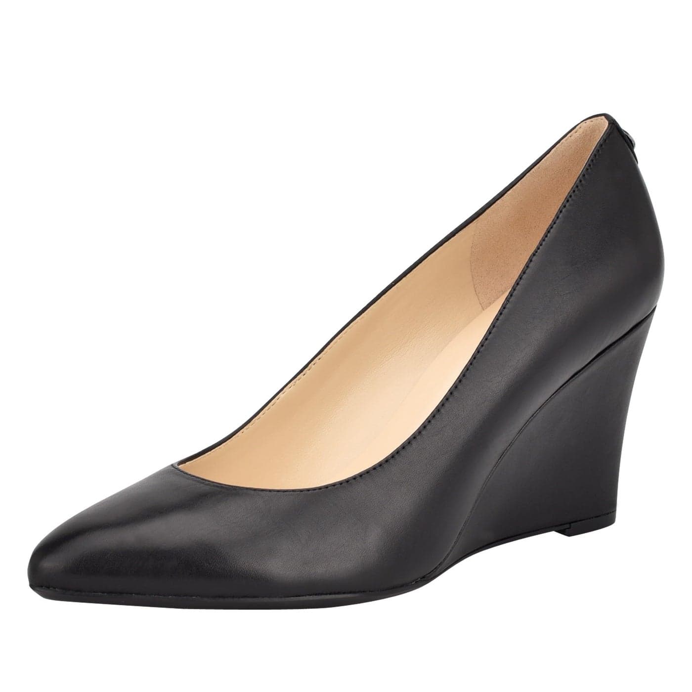 Nine West Womens Cal9X9 Wedge Pump Black 001 8