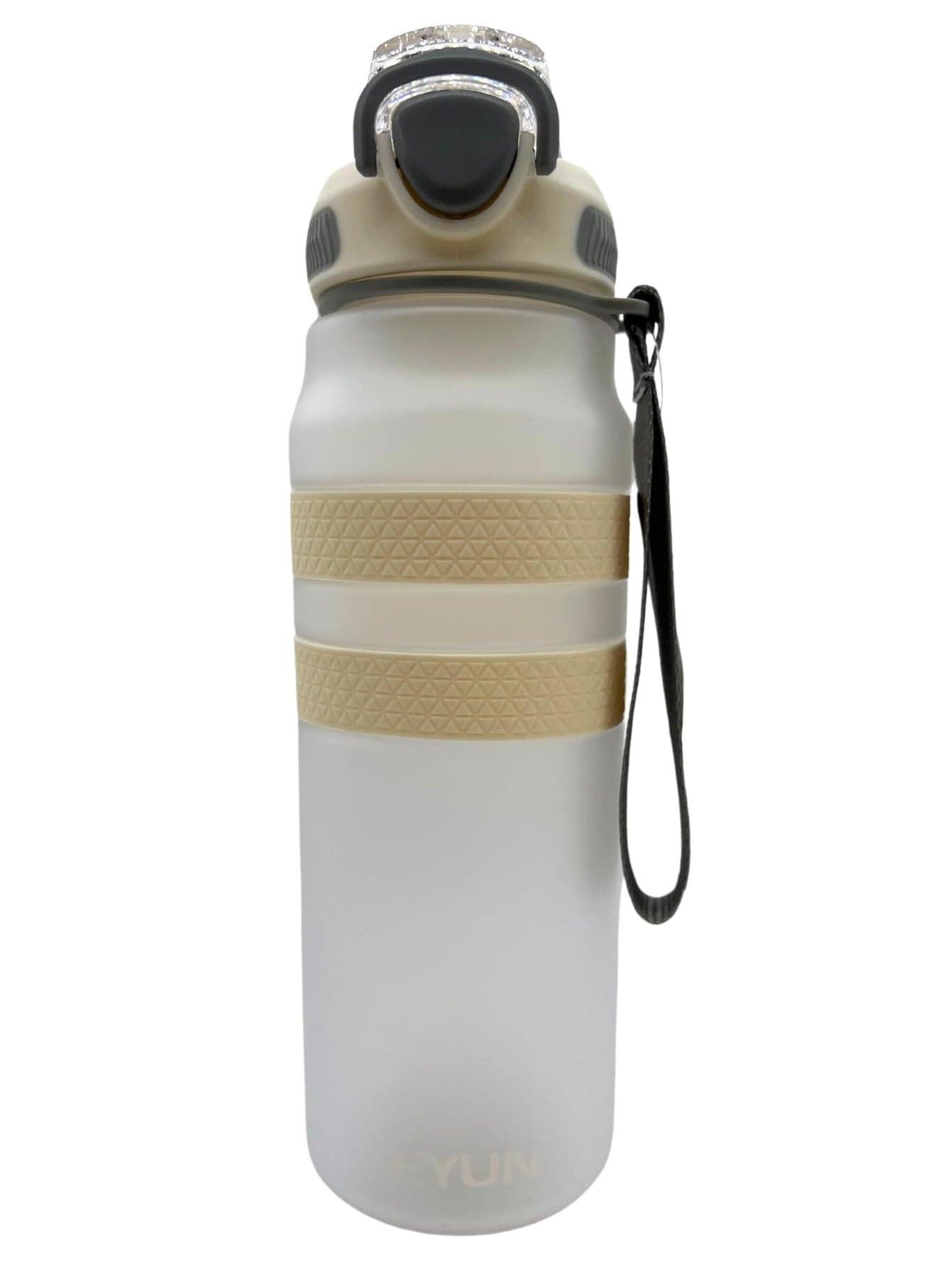 Twisoo Tritan Plastic Water Bottle - BPA Free, Leak Proof, Hygienic Design, Perfect for Fitness, Gym, Outdoor Sports, Office, and Daily Hydration - Durable and Eco-Friendly Hydration 1 Liter (White )