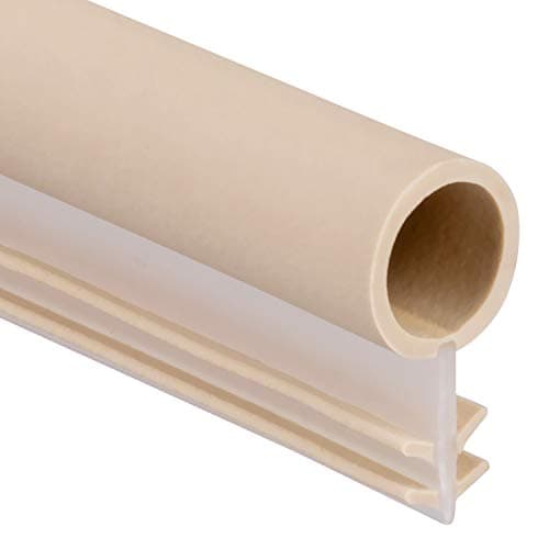 Window Weatherstrip Seal 1/4" Bulb Bubble Kerf Mount 4 Colors & 6 Length Options (100', Tan)