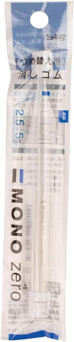 Tombow MONO Zero Eraser Refill Rectangle 25mm 1Pack