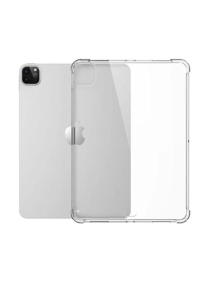 Clear Transparent Case for 2021 2022 iPad Pro 12.9 inch Soft TPU Jelly Cover