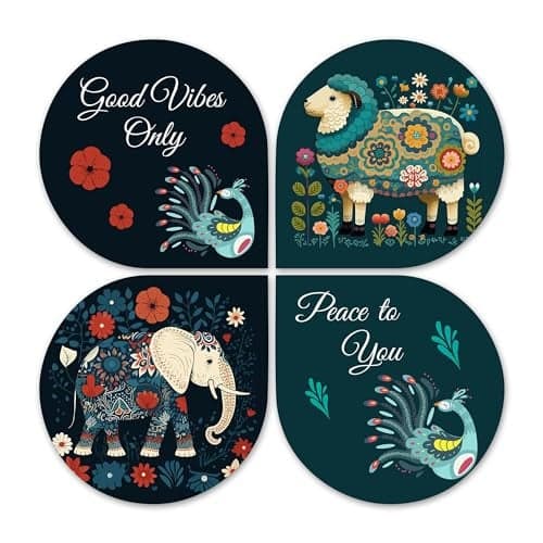 Artvibes Positive Quotes Wooden Wall Hanging For Home Decor | Decoration For Living Room | Modern Artworks Wall Decor Items | Wall Accents | Door Decorative Hangings (WH_8406NV)