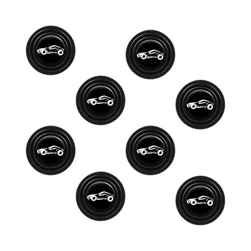 BRAINLE Rubber Shock Absorber for Car Door Protection Pads for Compass, Wrangler, Meridian, Hector, Astor, Gloster, Aspire, Ecosport, Endeavour, Fiesta, Figo, Aveo, Captiva, Cruze, Enjoy, Optra, Fiat