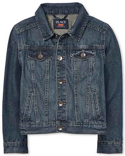 The Children's Place boys Basic Denim outerwear jackets, Streamwash, Large US