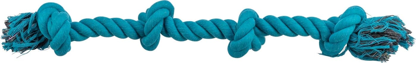 Trixie Playing Rope Toy for Dog Or Puppy Tough, Durable and Fun, 4 Knots Games 54cm 360g