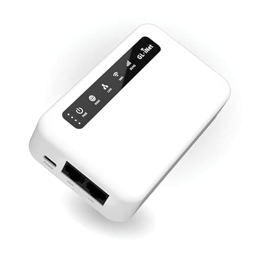 GLiNet GLXE300 Puli 4G LTE Industrial IoT Gateway RouterAccess PointExtenderWDS OpenWrt 5000mAh Battery OpenVPN Remote SSH WPA3 IPv6 EG25G Global Version