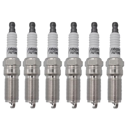 Autowxjq Iridium Spark Plug 6pcs Replace 41-109 12622561 LTR6IX-11 6509 Compatible with Dodge Grand Caravan Ram 1500 LaCrosse Enclave Acadia Mazda CX-9 CTS Lincoln Ford F150 Taurus Explorer Flex Edge