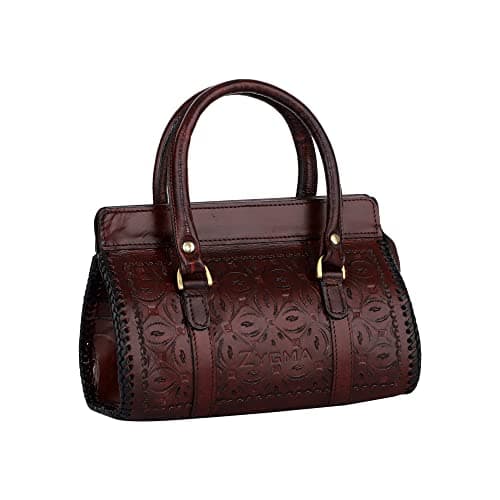 zygma Genuine Leather Sling Bag for Women | Handmade Compact Shoulder Bag with Adjustable Strap | Everyday Office & Travel Use