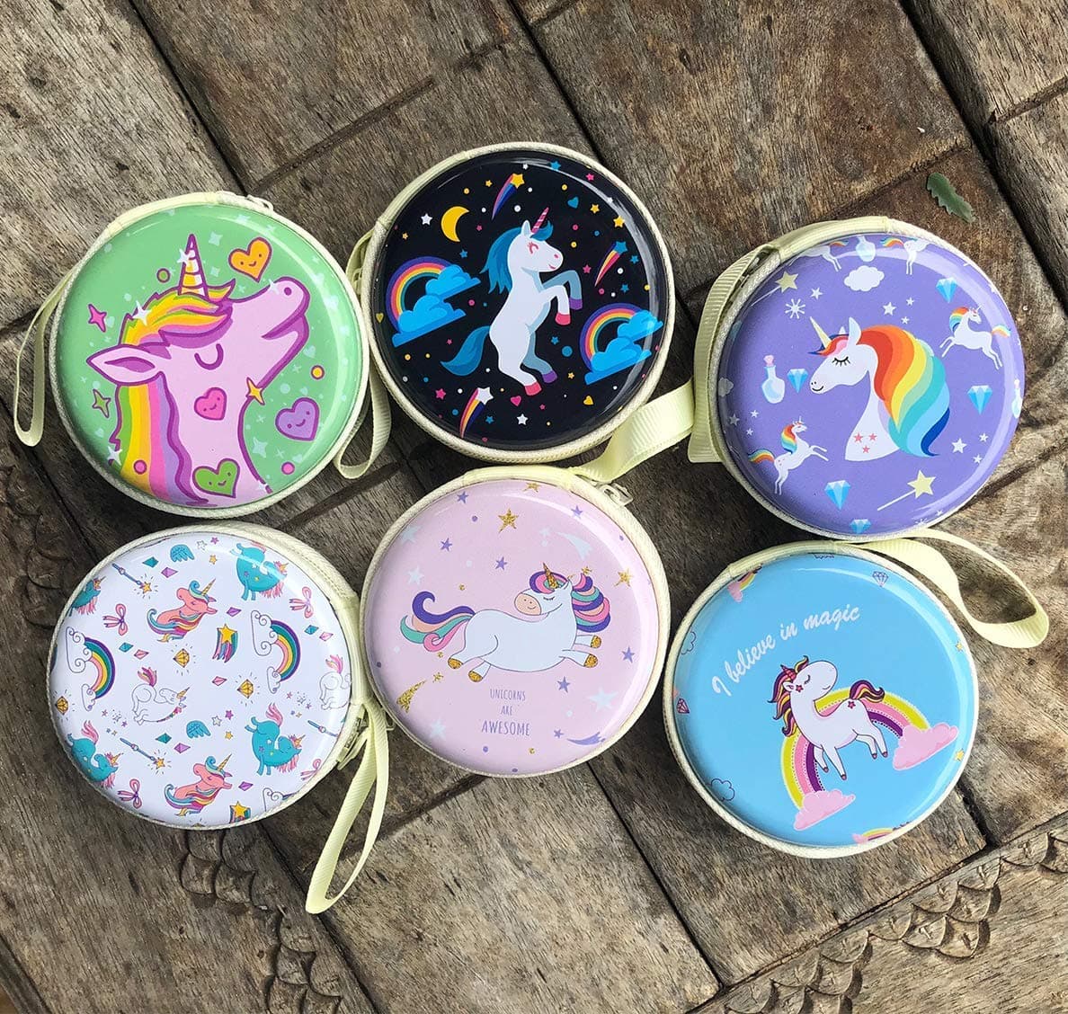 PARTEET New Multipurpose Coin - Earphone Pouch Return Gift (Pack of 6)