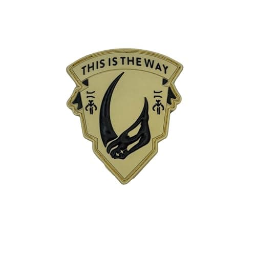 Miltacusa MD Inspired Patches Hook Fastener Backing PVC Rubber Funny and Humor Patches for All Types of Gear Tan