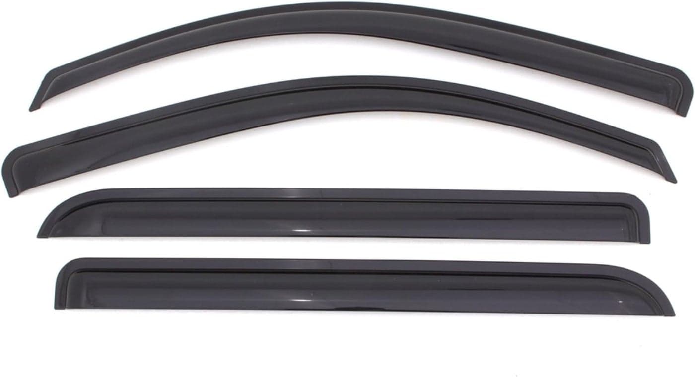 Auto Ventshade AVS 94428 Original Ventvisor Side Window Deflector Dark Smoke, 4-Piece Set for 2002-2007 Jeep Liberty