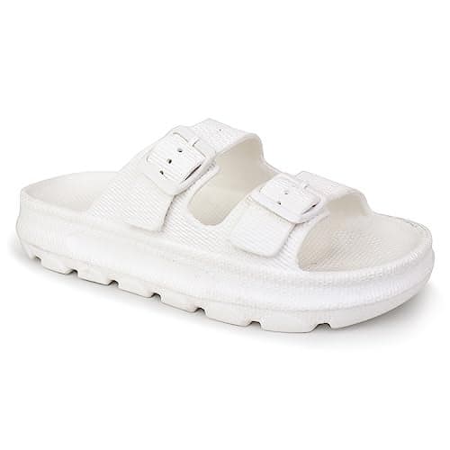 Hygear Men's Zodiac White Slipper_8 UK (HG-GE-1011)