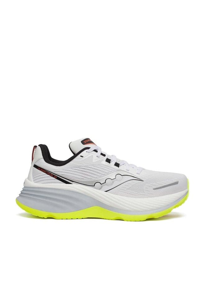 Saucony Mens Hurricane 24 Sneaker WhiteBlack 8