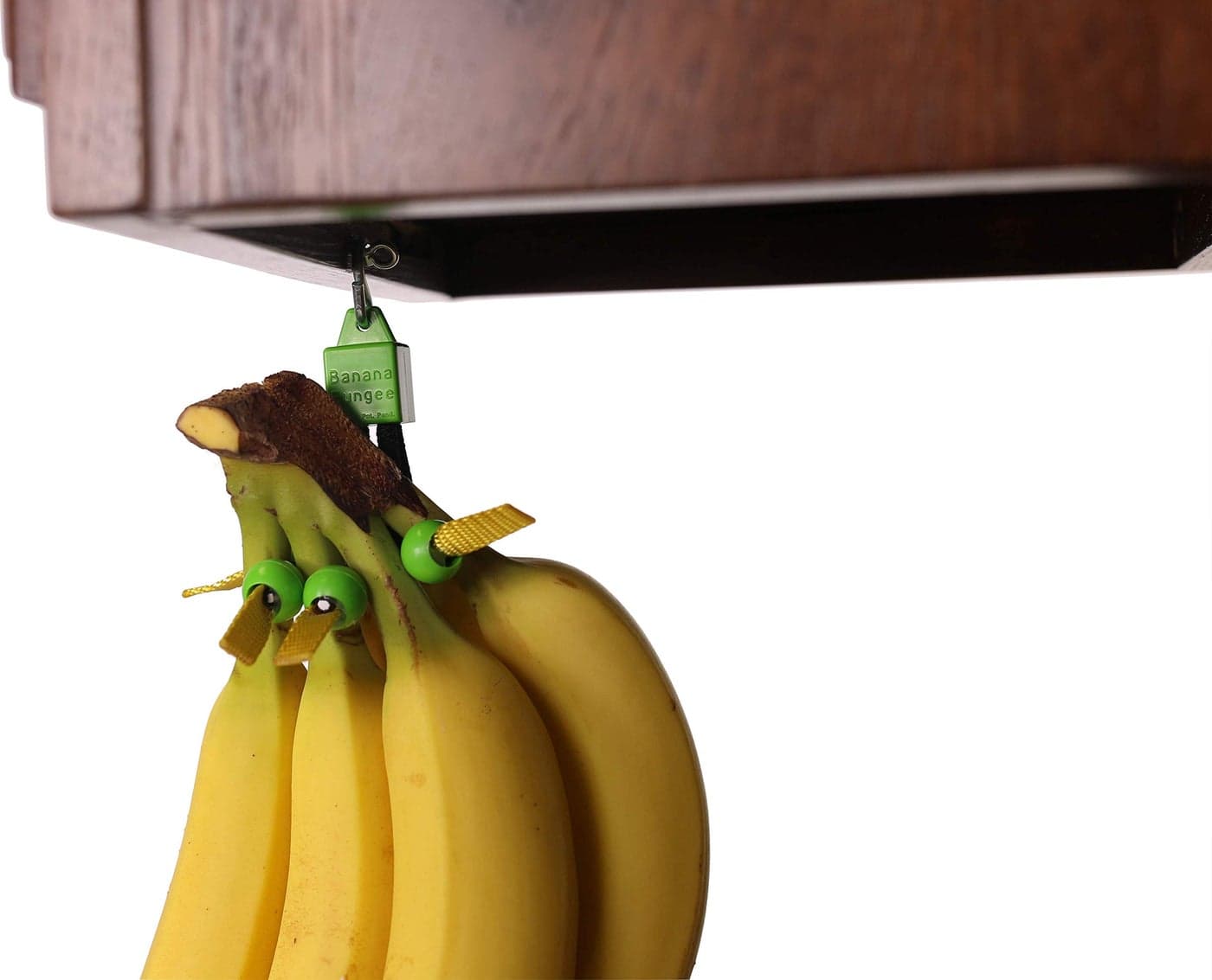 Banana Bungee The Original Banana Hanger Under Cabinet Banana Hook Under Cabinet Banana Holder Stand Alternative Made in The USA Banana Storage for Multiple or Single Banana Holder Hook