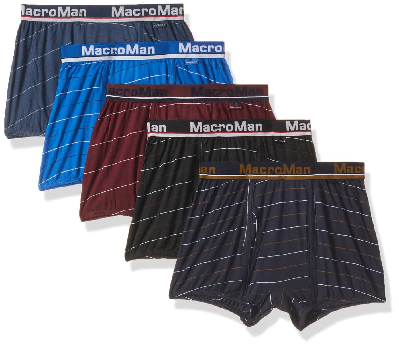 MacroMan Men's Cotton Trunks (Pack of 5) (RVBMMRTSTDP511TRUE_90 Cm and Print May Vary_90 CM)