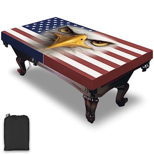 Pool Table Cover Waterproof Dustproof OutdoorIndoor Pool Table AccessoriesBilliards Accessories Polyester Taffeta Cloth Table7ft