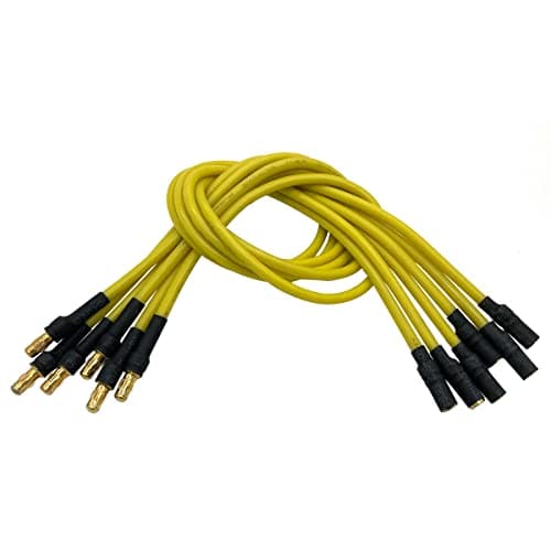 6PCS 35mm Banana Gold Bullet Connector Extension Cable for RC Brushless Motor ESC Extension Cable Wire RC Car Boat Parts