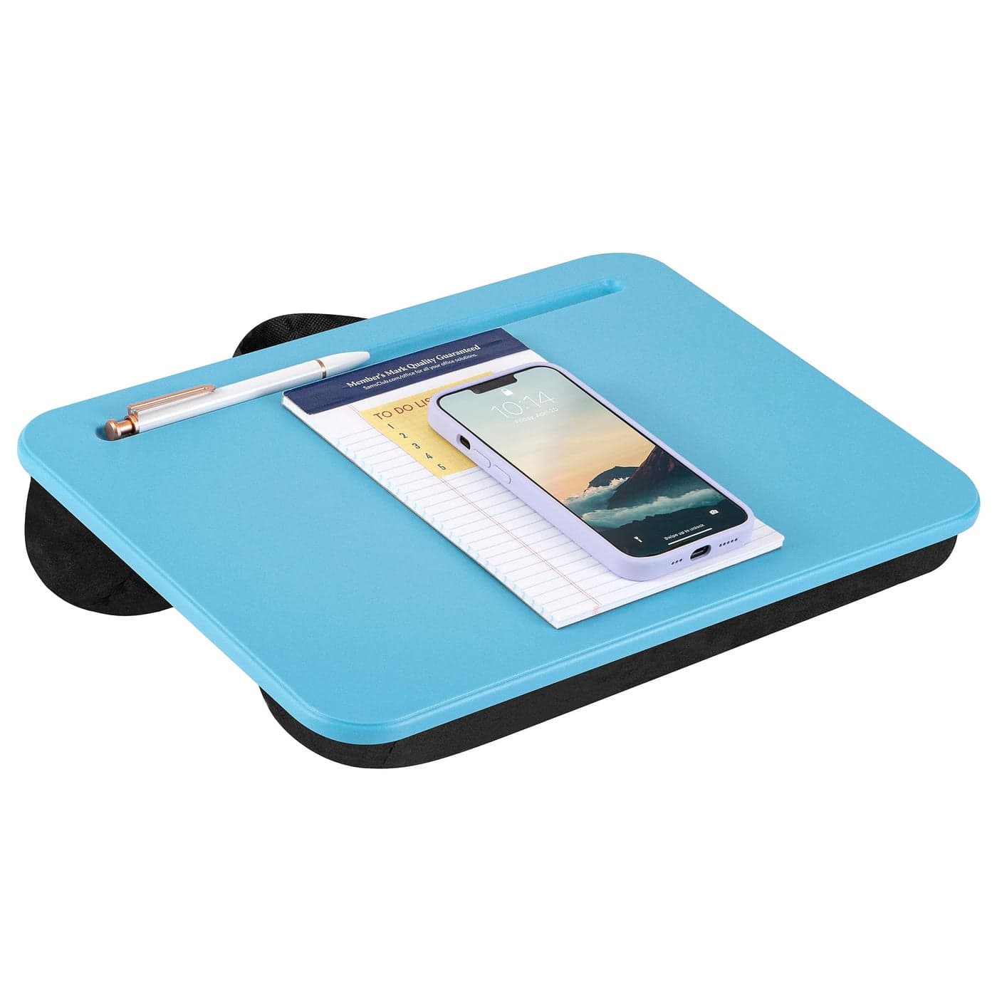 LAPGEAR Compact Lap Desk Fits up to 15 Inch Laptops Alaskan Blue Style No 43103