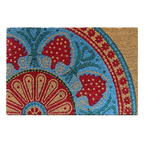 ATMAH Desi Design Coir Door Mat, (40cm X 60Cm)