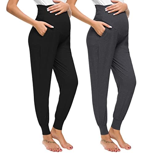 Liu & Qu Maternity Women's Casual Pants Stretchy Comfortable Lounge Pants