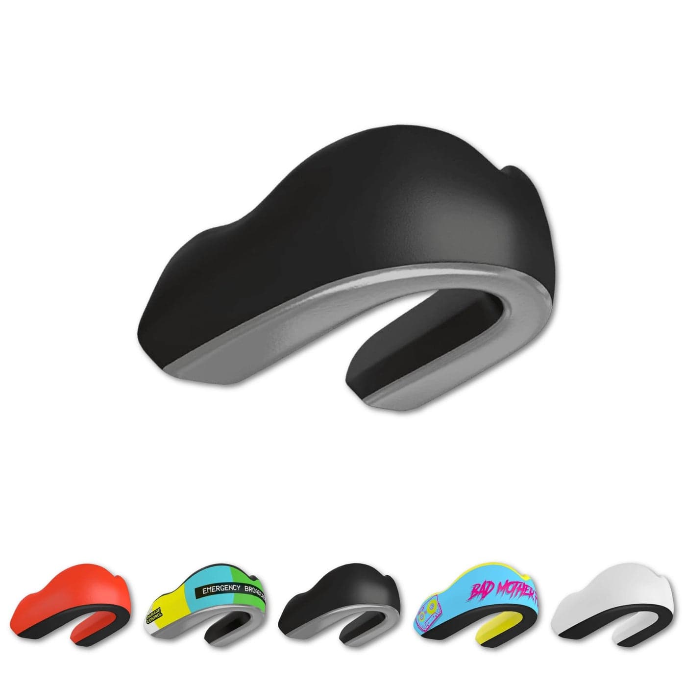 DAMAGE CONTROL Extreme Impact Mouth Guard Sports Mouthguard for Boxing MMA BJJ Hockey Rugby Lacrosse More Mouthpiece for Teeth Jaw Protection for Youth Adults Adult Hahaha