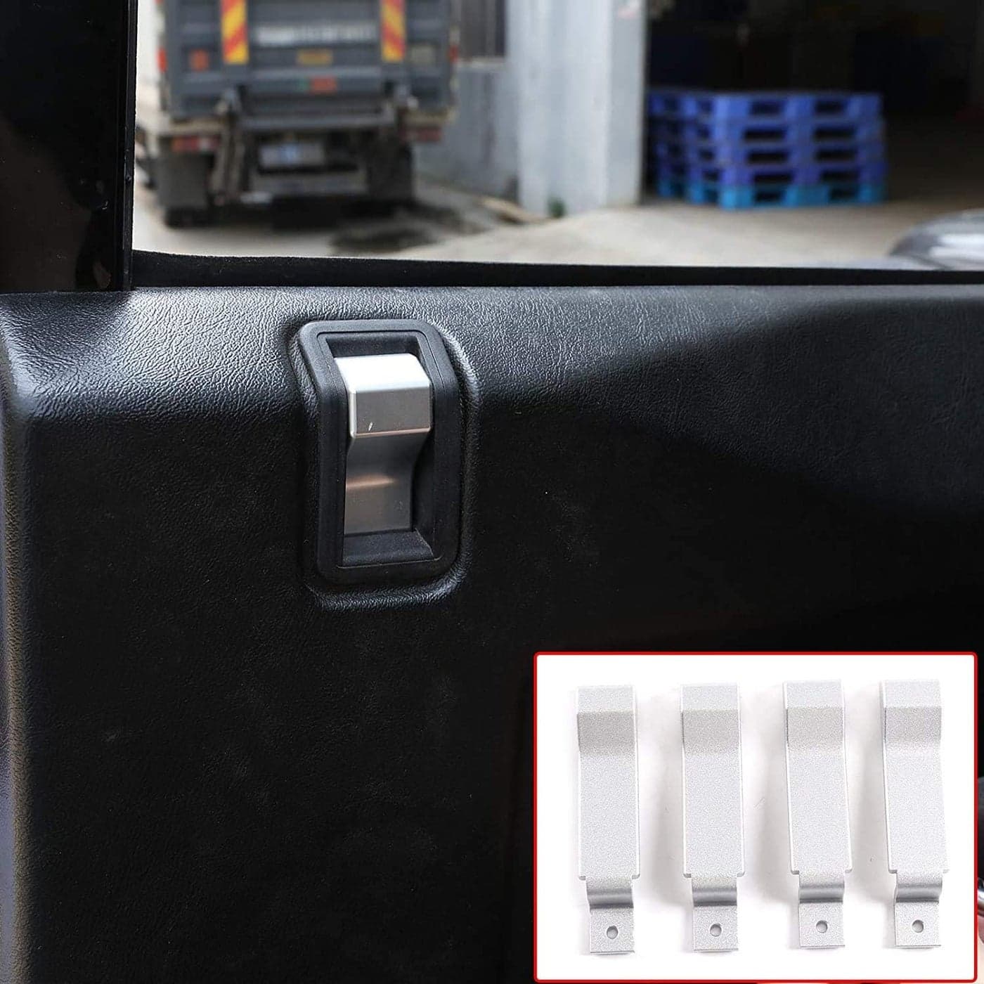 CHEYA Aluminum Alloy Door Handle Covers for Land Rover Defender