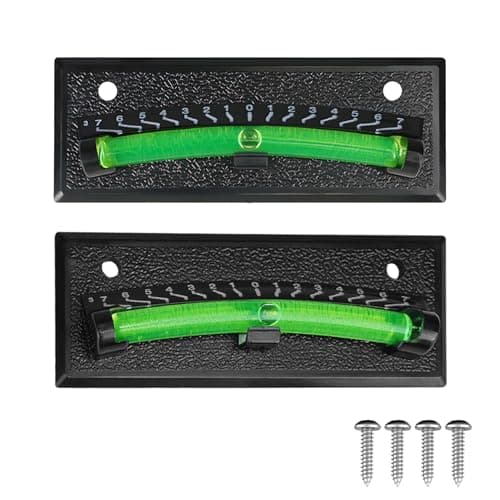 Rv Bubble Level Camper Level Bubble 2 Pack For Trailer Leveling BubbleHigh Visibility Green Liquid Level Indicator For Camper Trailer Truck BoatStick On Levels For Rv For Multiple Scenarios