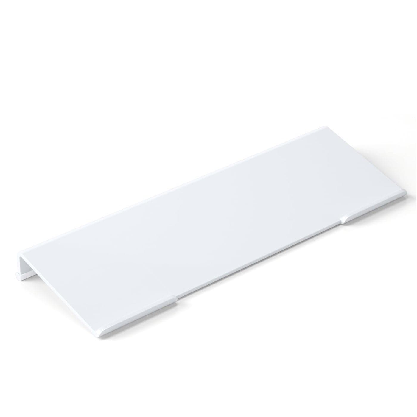 Richboom Acrylic Tilted Computer Keyboard Holder for Easy Ergonomic Typing Keyboard Stand for Office Desk Home School White