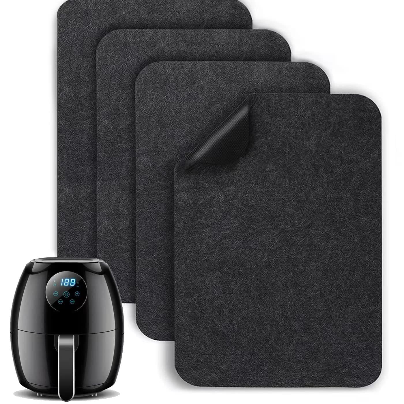 Heat Resistant Mats for Air Fryer Coffee Maker Kitchen Countertop 4 Pcs 16 x 12 In Nonslip Silicone Appliance Slider for COSORI Ninja Foodi Air Fryer Toaster Oven Blender
