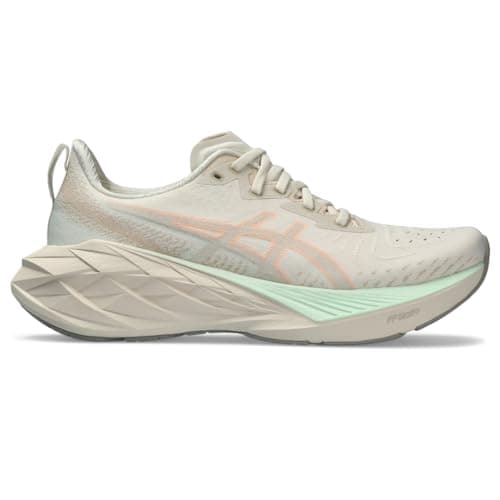 ASICS Women's NOVABLAST 4 Running Shoes, 9, Oatmeal/Moonrock
