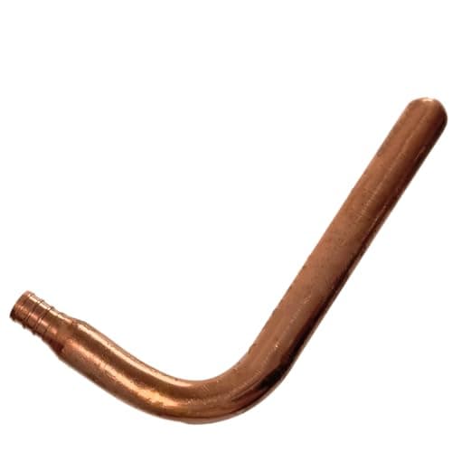 XFITTING Pex Barb Stub Out Elbow, 10 Pack 1/2 Inch Pex Stub Out Elbow 3-1/2" x 6", Brass