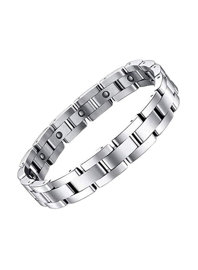 Magnet Stone Stainless Steel Chain Bracelet