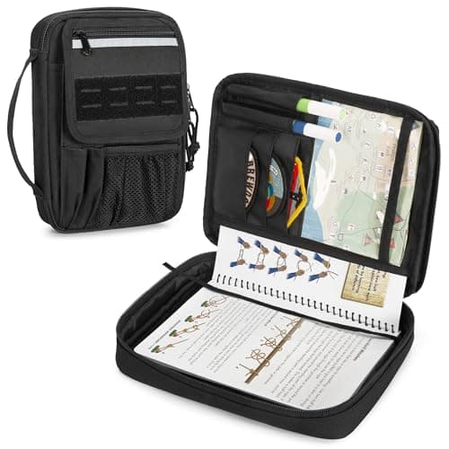 Damero Handbook Cover Compatible with BoyScouts Handbook, Book Sleeve Protector for BoyScouts Manuals