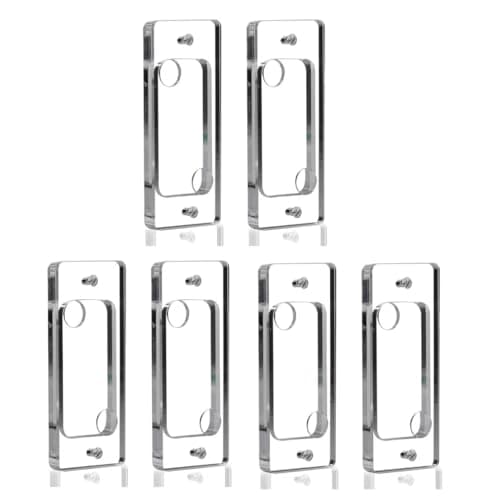 ChengFu Switch plate Guard Light Cover Protector Acrylic Clear Light Switch Guards for Sabbath Child Safe Home and Office6 Pack