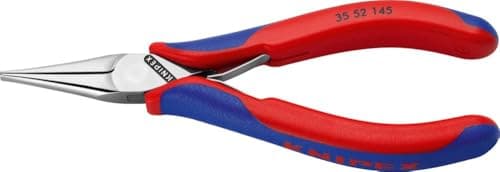 KNIPEX - 35 52 145 Tools - Electronics Pliers, Flat Tips, Multi-Component (3552145)