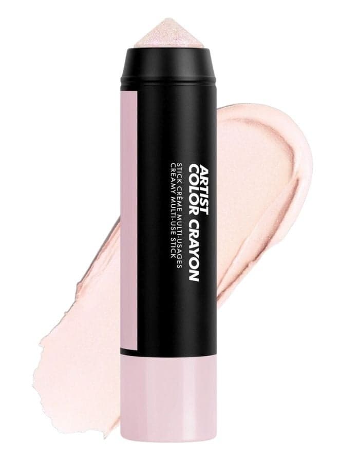 MAKE UP FOR EVER Artist Color Crayon Waterproof Multi-Use Stick 7g – Shade 140 Sparkling Quartz – Holographic Lavender Shimmer – Longwear, Blendable, Multi-Use Eye, Cheek & Face Crayon