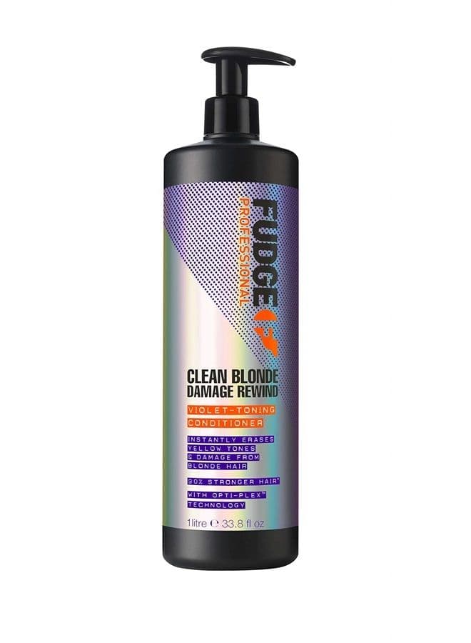 Conditioner by Fudge Clean Blonde Damage Rewind Violet-Toning Conditioner 1000ml