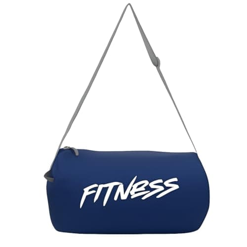 MY FAV Basic Duffle Polyester Bag for Men & Women | Gym Bag | Unisex Gym Bags | Adjustable Shoulder Strap | Side Mesh Pocket | Gym Duffle Bag | Capacity – 21 litres (Navy Blue)