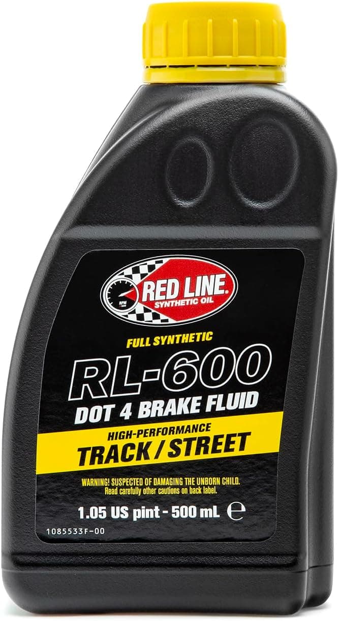 Red Line RL-600 Full Synthetic DOT 4 Brake Fluid - 473 mL