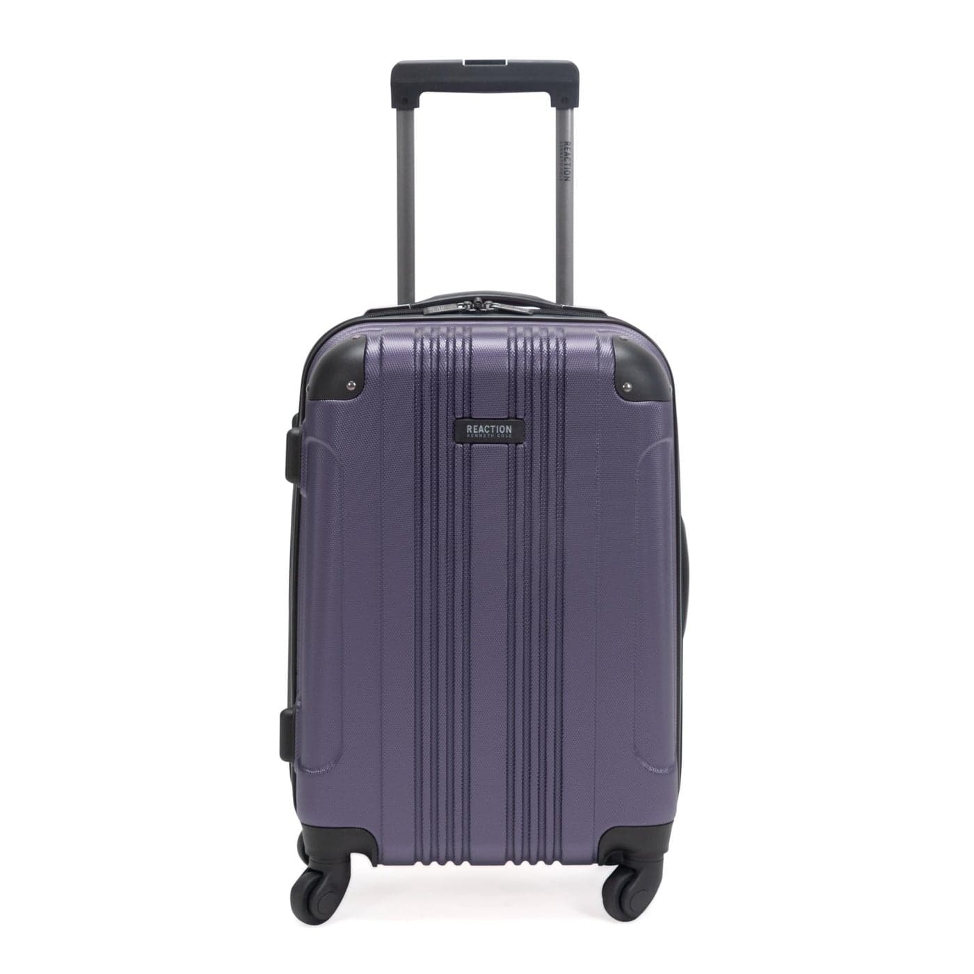 Kenneth Cole REACTION Out of Bounds Lightweight Hardshell 4Wheel Spinner Luggage Smokey Purple 20Inch Carry On