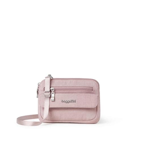 Baggallini womens Modern Everywhere Mini, Blush Shimmer, One Size US