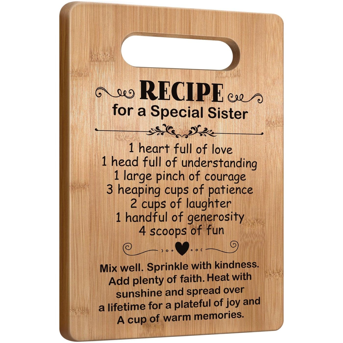 Sister Birthday Gifts from Sister Friendship Gifts for Women Sister Cutting Board Gifts BFF Friend Soul Sister Sister Gifts for Women