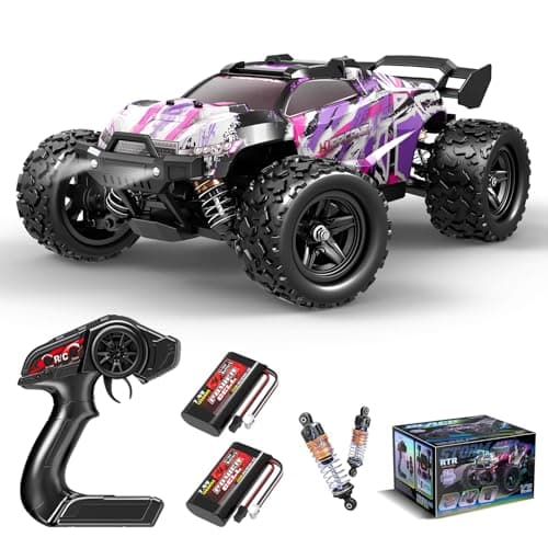 Womaqu Pink Remote Control Car for Girls 118 Fast rc Cars for Girls with 40 KMH 4WD OffRoad rc Truck Includes 2 Rechargeable Batteries 8 9 10 11 12 13 Year Old Girl Gifts