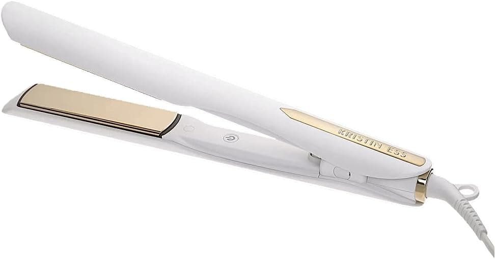 Kristin Ess 3inOne Professional Titanium Hair Straightener Curler and Beach Waver Combo for Women with Curly Frizzy Thick Hair 1 14 Inch Dual Voltage Flat Iron Travel Cap 440 Degree Heat