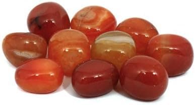 CrystalAge Carnelian Tumble Stone (Brazilian) (20-25mm) - Pack of 5