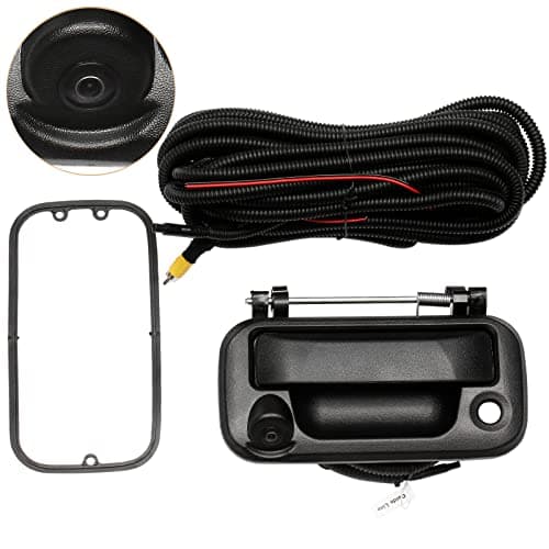Rear View Camera wTailgate Handle Compatible with 20052014 Ford F150 20082016 F250 F350 F450 F550 Super Duty 20072010 Explorer 170 Viewing Angle Backup Camera Kit Back Up Reverse Camera