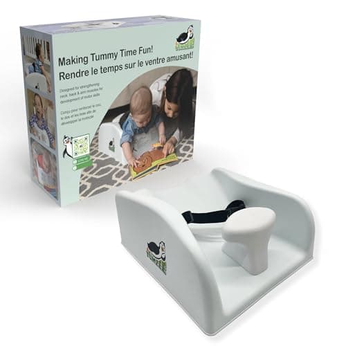 Tumzee Tummy Time Incline Tool Includes Comfort Pad Frees Arms for Play Develops Infant Neck Shoulder Back Muscles BPA PhthalateFree