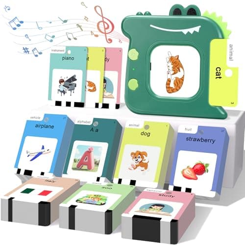 Talking Flash Cards for Toddlers 1 2 3 4 5 6 Year Olds 420 Sight Words Montessori Toys to Learning Pocket Speech Therapy Toys for Toddlers Sensory Preschool Educational Birthday
