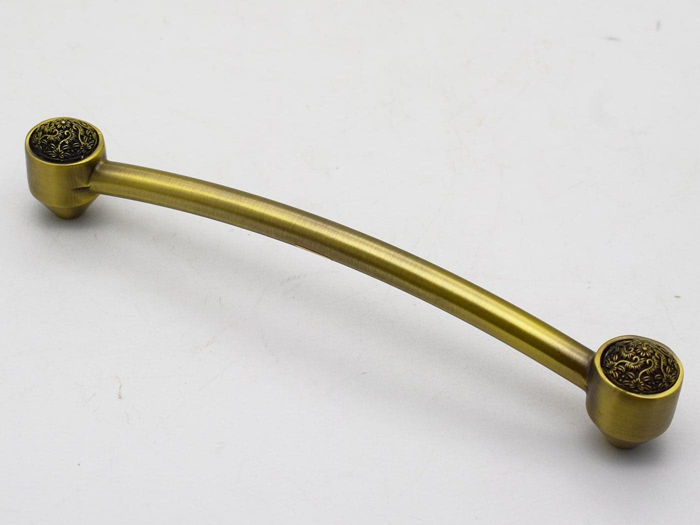 RAB Handle Zinc Kitchen and Office Drawer/Cabinet/Door/Wardrobe Furniture Handle (Code:-Hand 7001, Finish:-Antique Brass, Size:-160mm, Pack of 1 PCS)